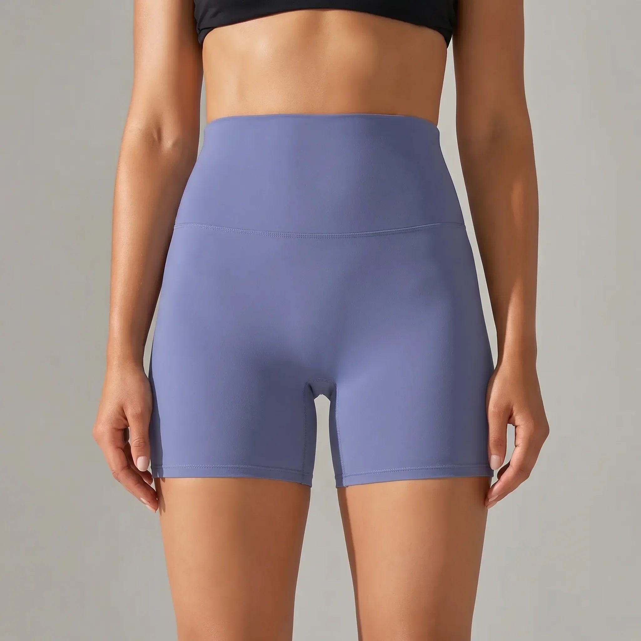 Flexiva - High-Waist Squat-Proof Gym Shorts